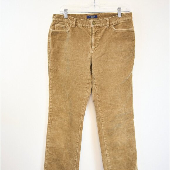 Chaps Women's Corduroy Pants in Light Brown Size 6P - Picture 1 of 8
